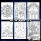 Islamic Art Coloring Book Pages