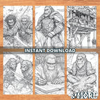 Ape Dynasty Coloring Pages