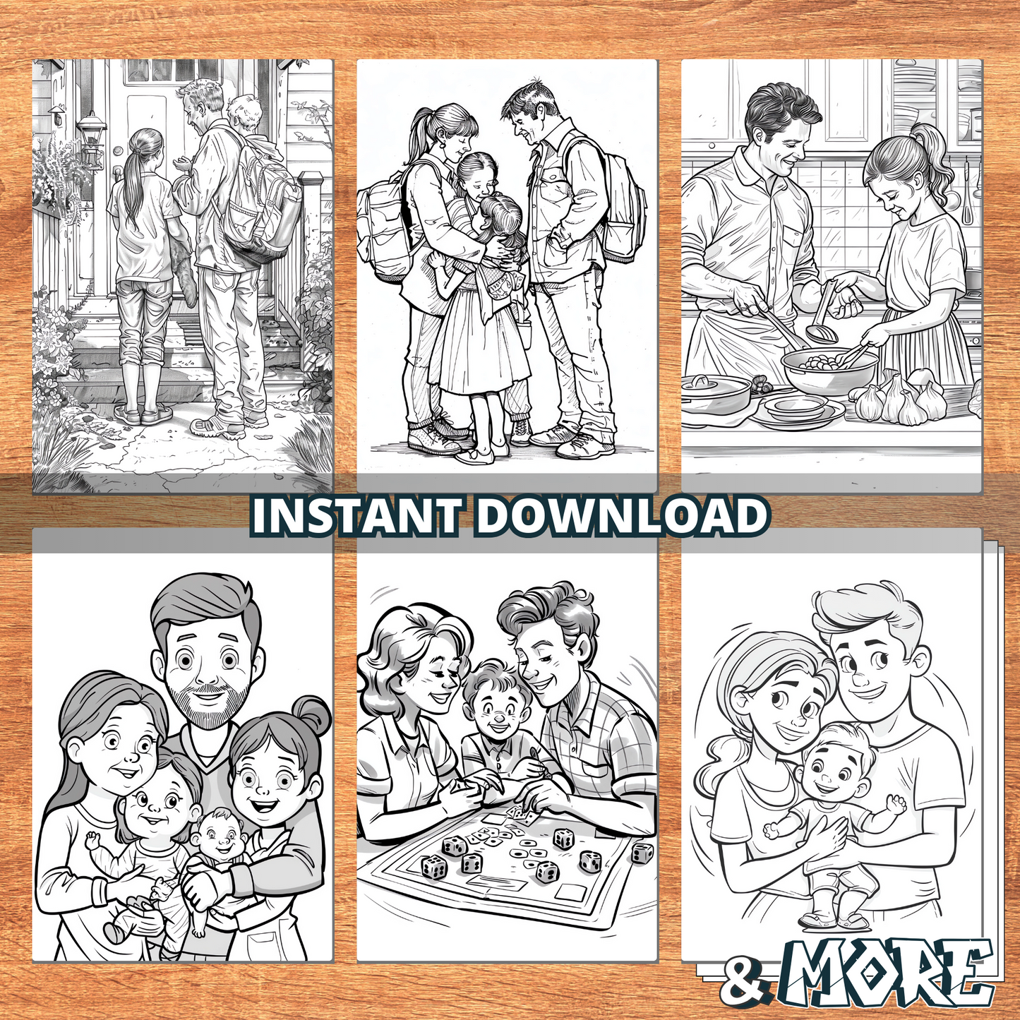Family Love Coloring Pages