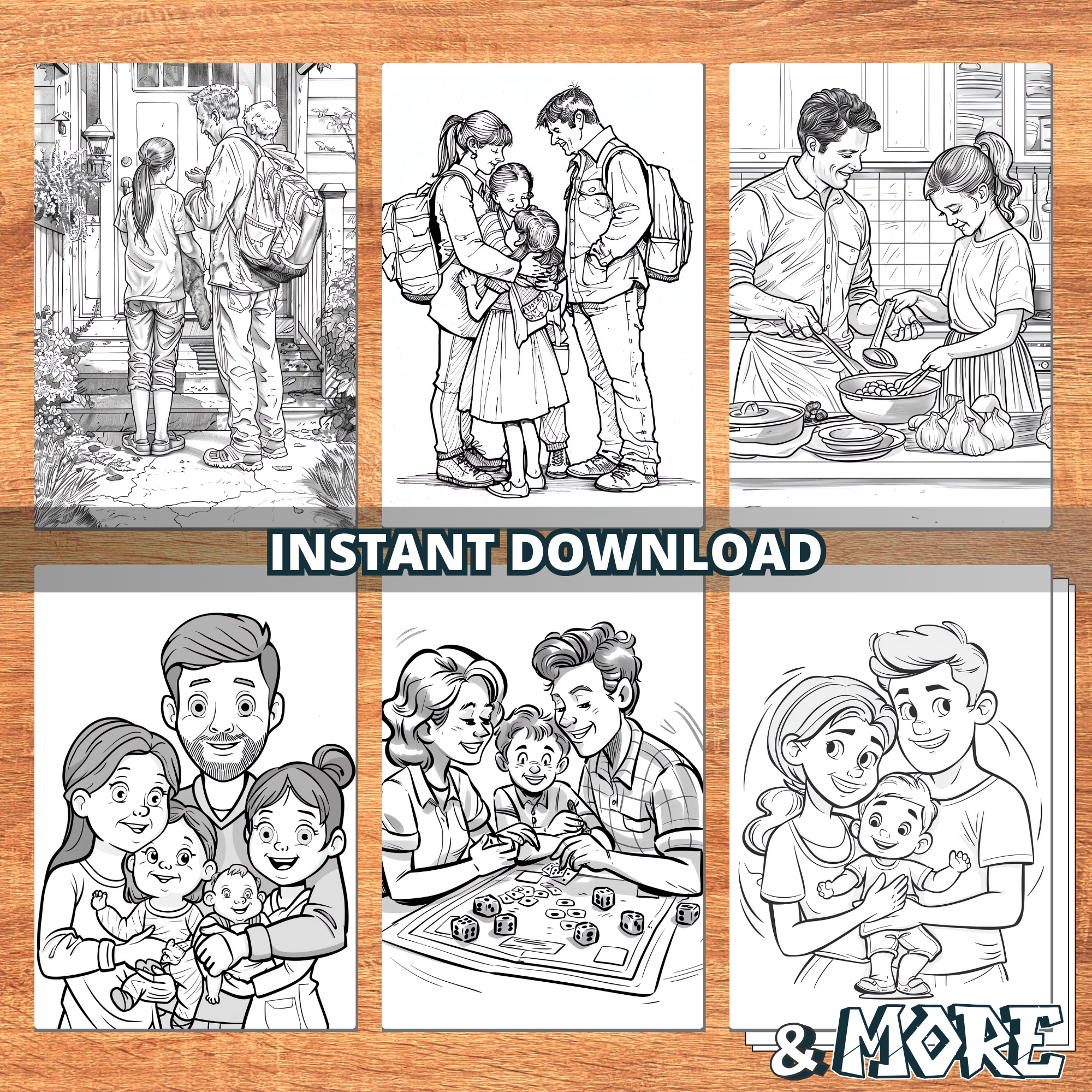 Family Love Coloring Pages