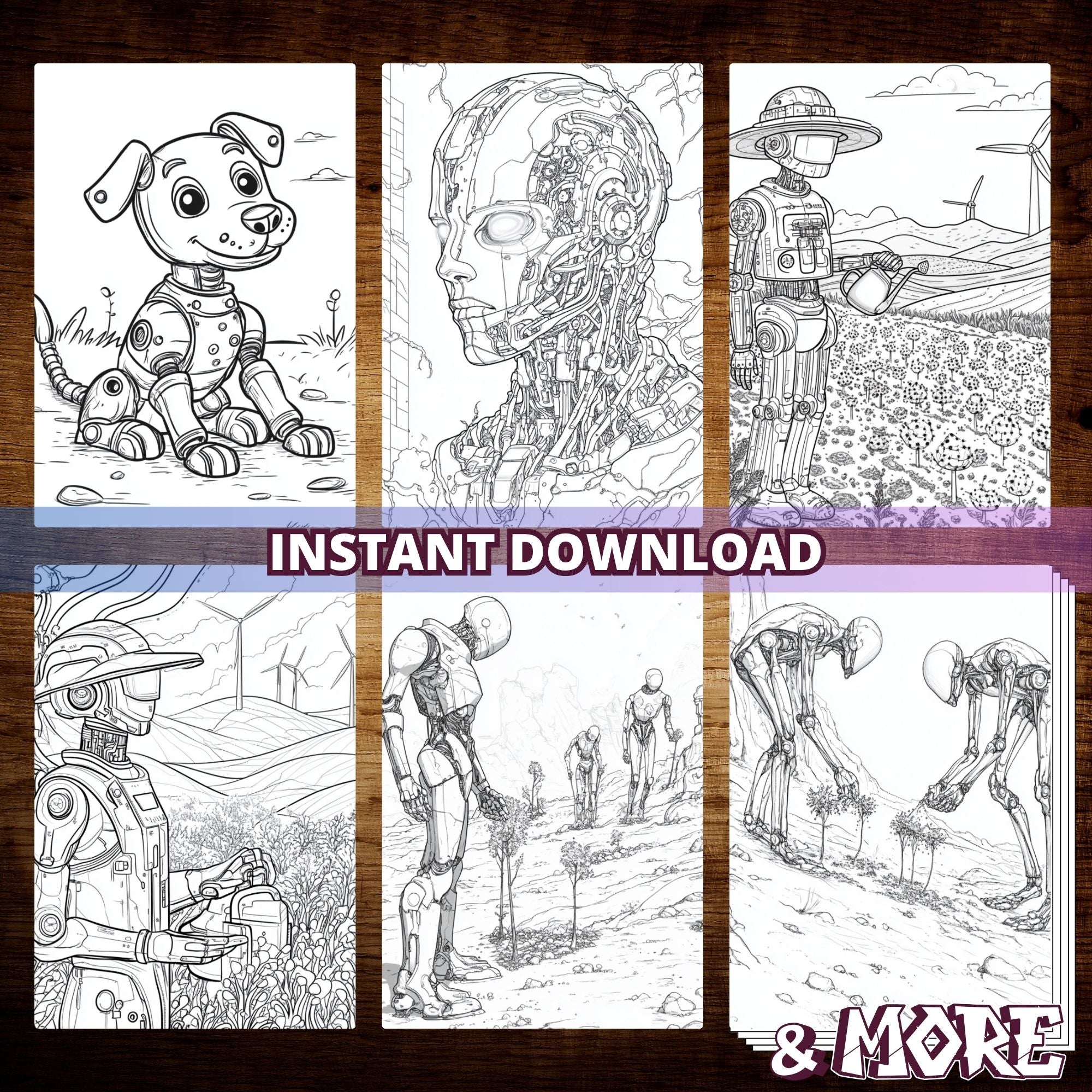 Earth Robot's Revolution Coloring Pages