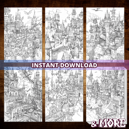 Old City Monsters Coloring Pages Collection