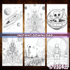 Universe Space Tour Coloring Pages