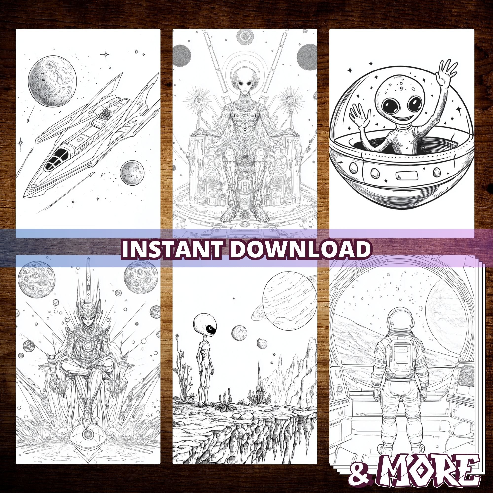 Universe Space Tour Coloring Pages