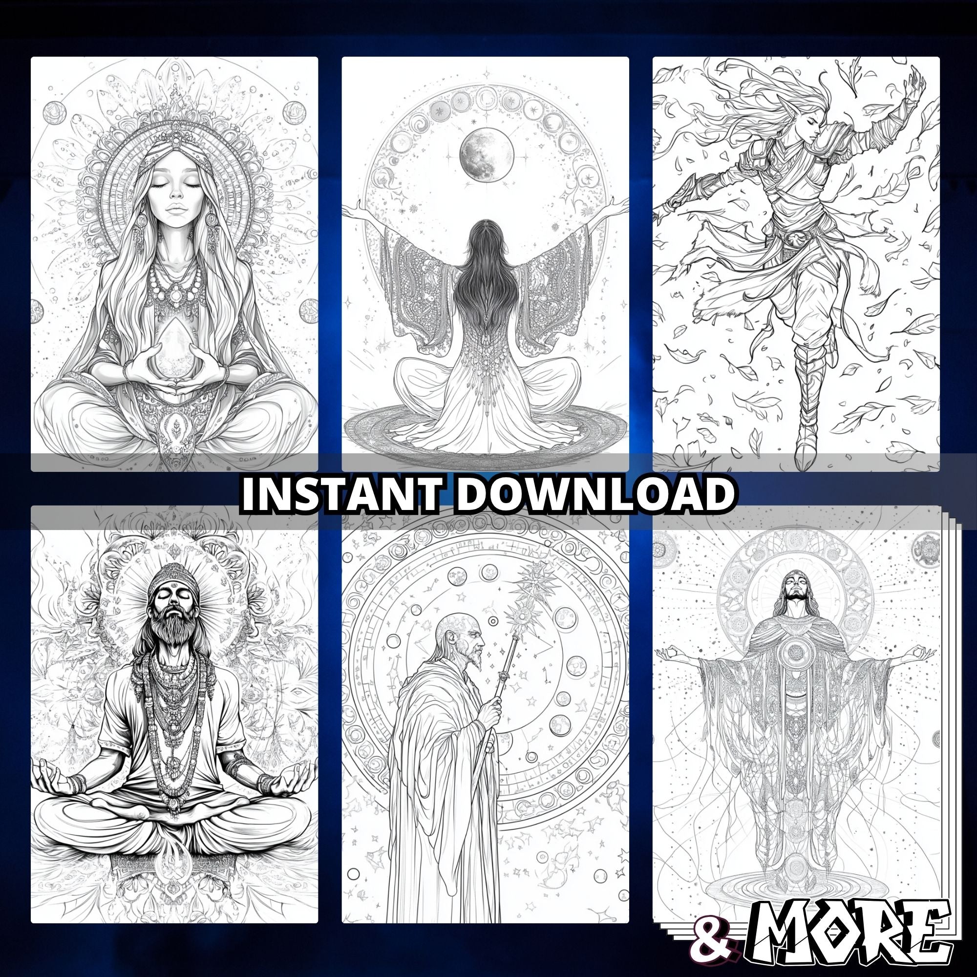 Age Of Magic Coloring Pages