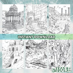 Hidden Empires Coloring Book Pages