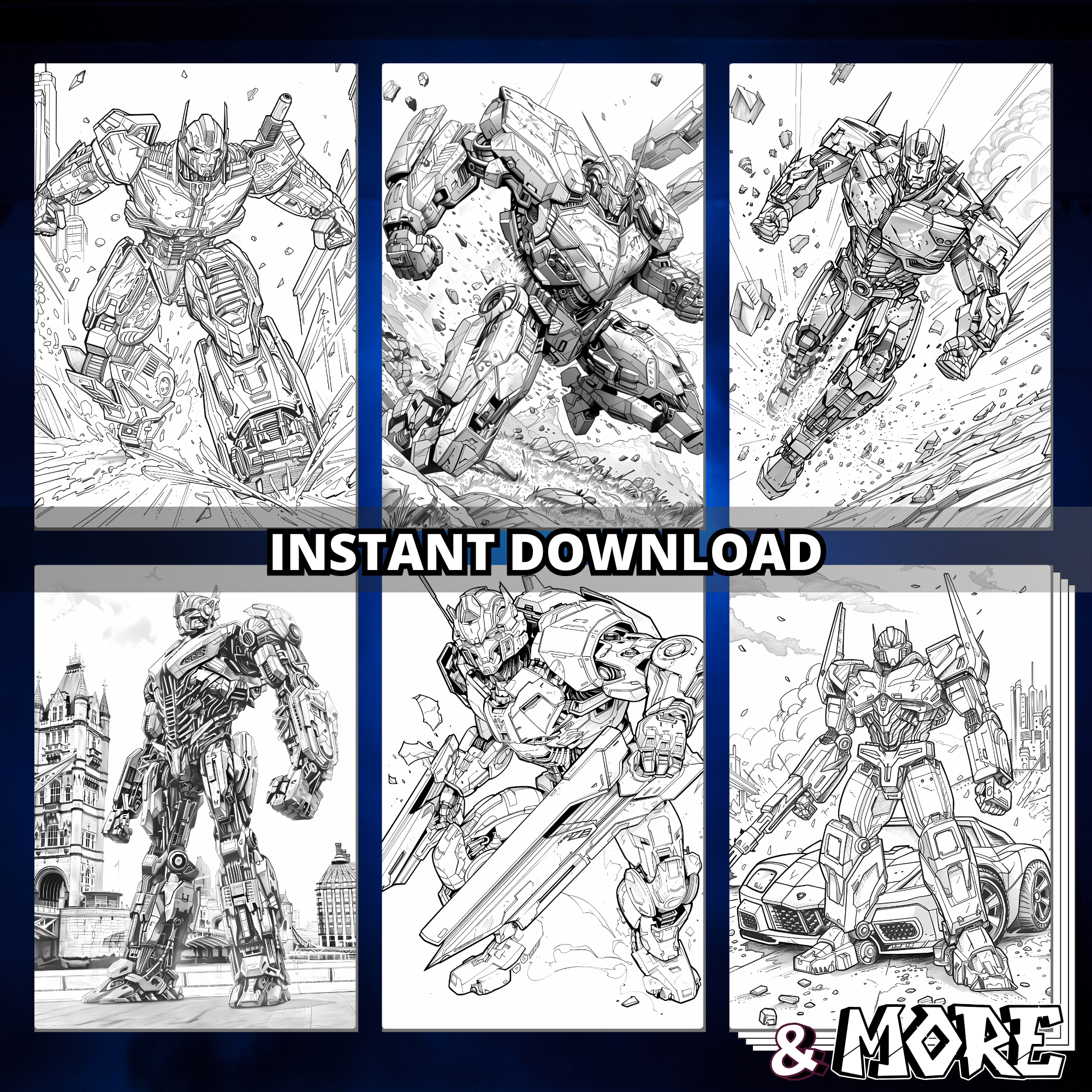 Transformers Coloring Pages