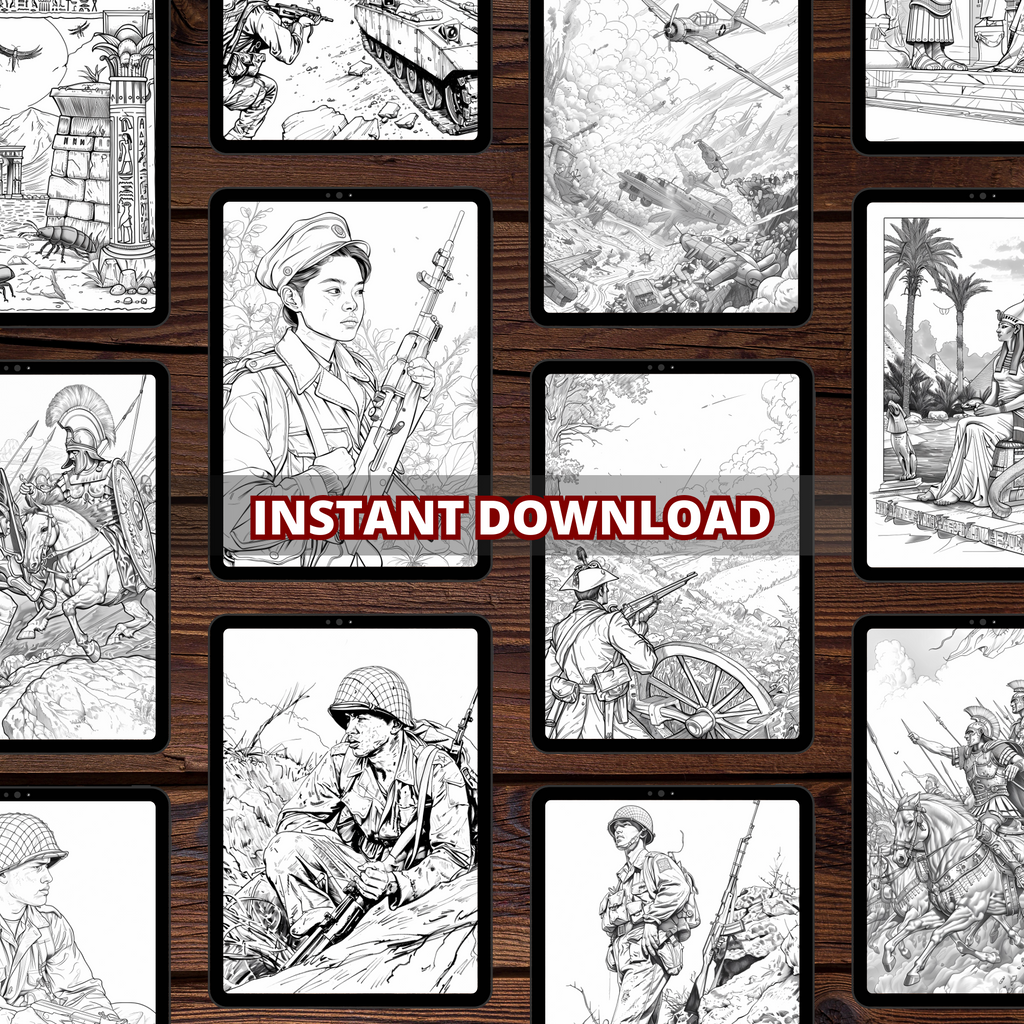 History Wars' Battlefields Coloring Pages