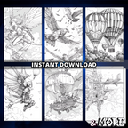 I am Flying Coloring Pages