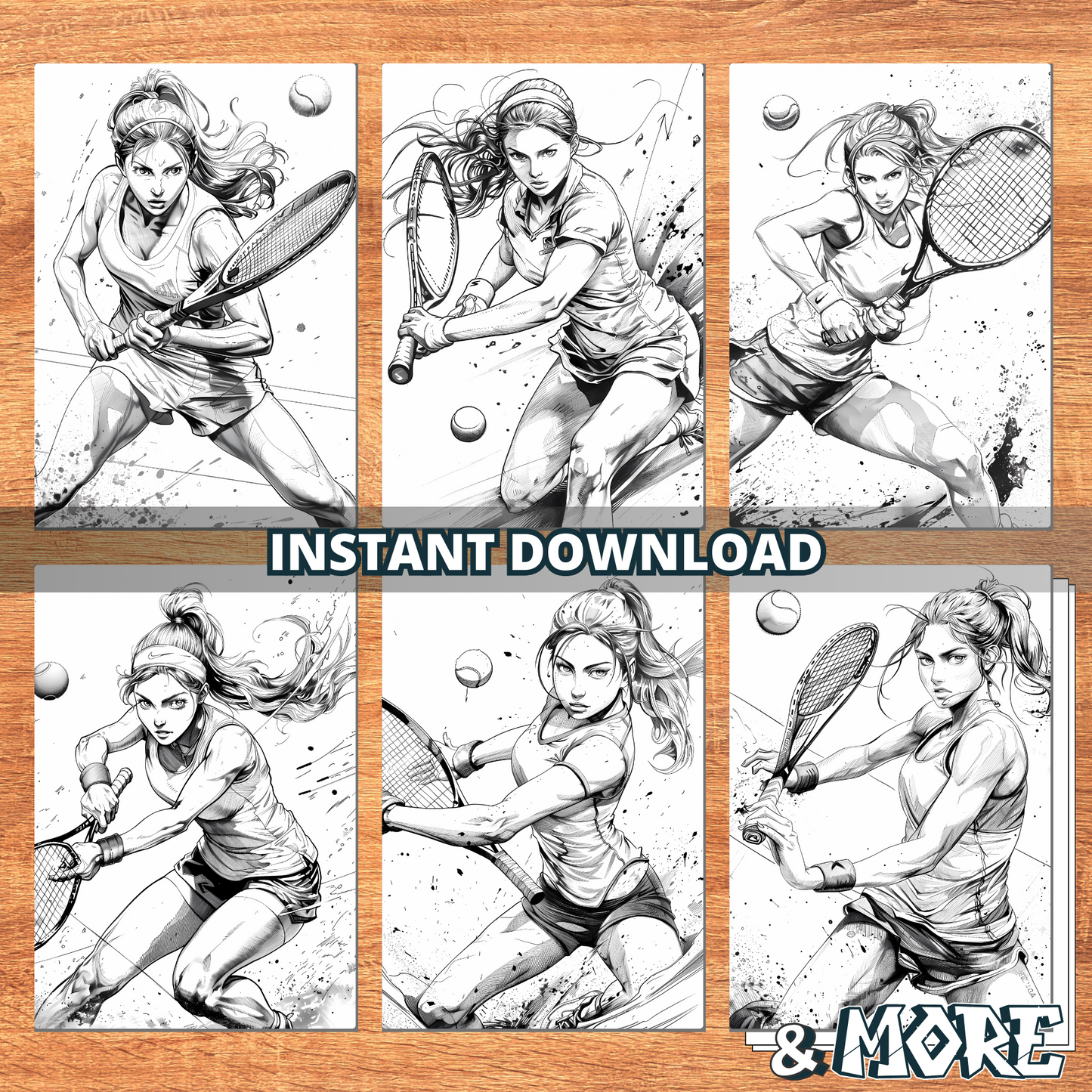 Squash Girl Coloring Pages