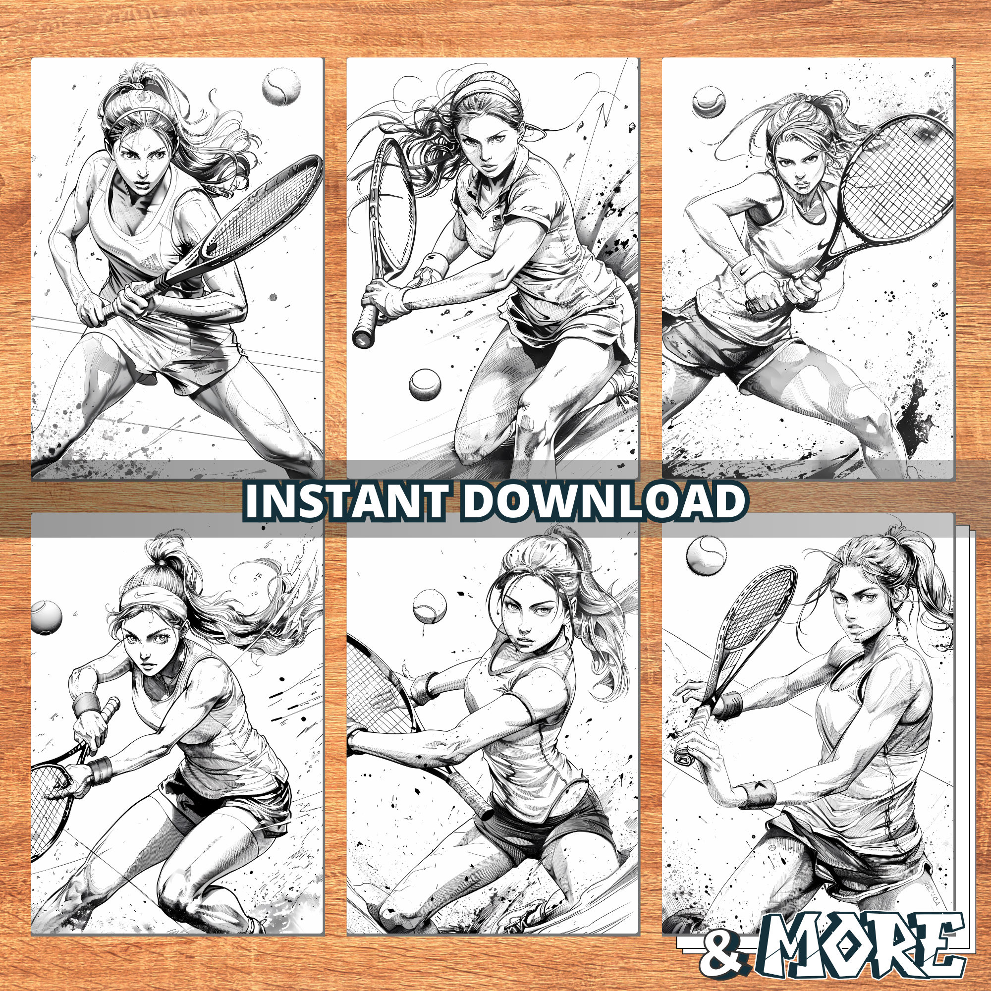 Squash Girl Coloring Pages