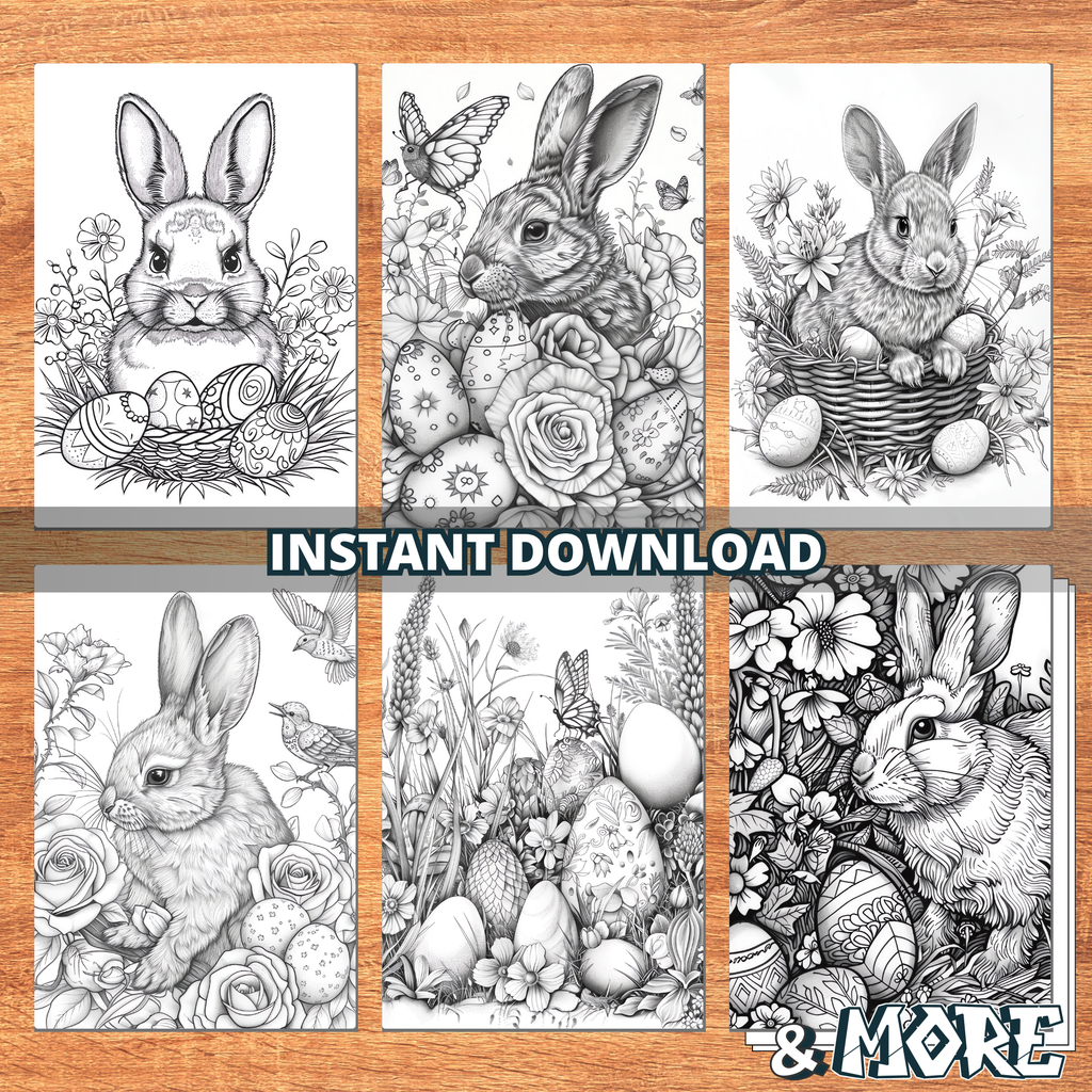 Easter Bunny Coloring Pages