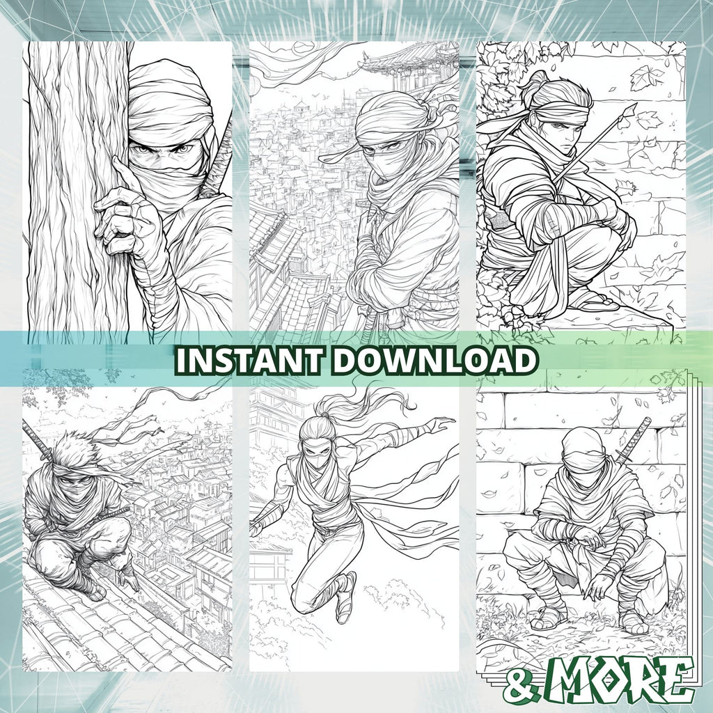 Worriers Of Shadow Coloring Book Pages