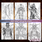 Ancient Gothics Coloring Pages