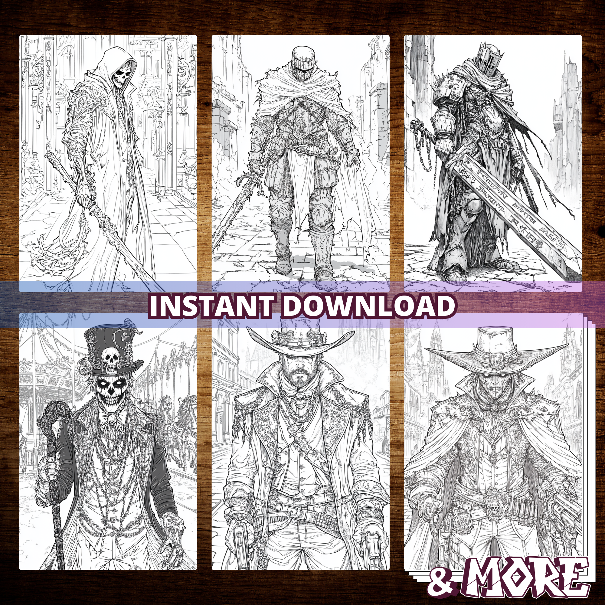 Ancient Gothics Coloring Pages