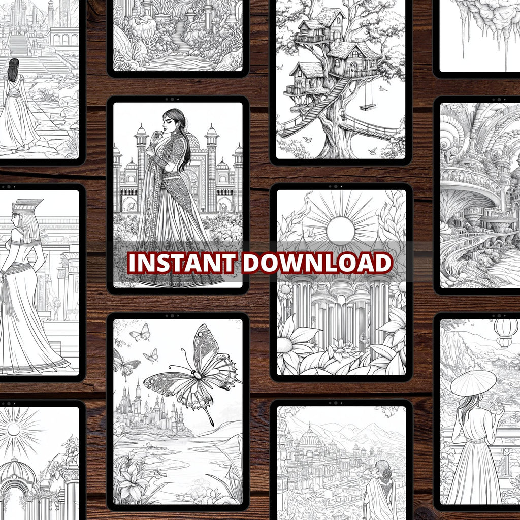 Kingdoms Of Beauty Coloring Pages