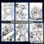 Anime Adults Coloring Pages