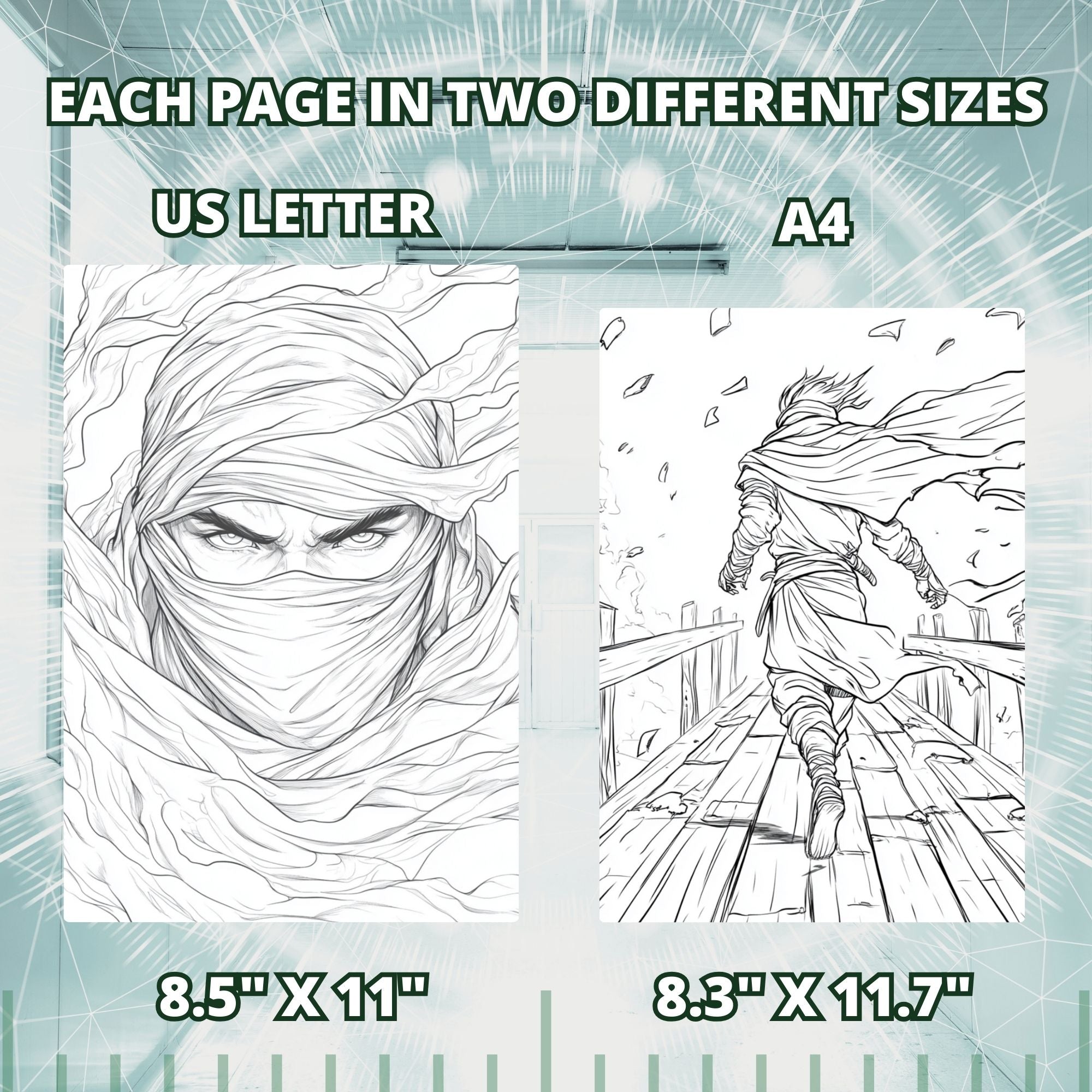 Worriers Of Shadow Coloring Book Pages
