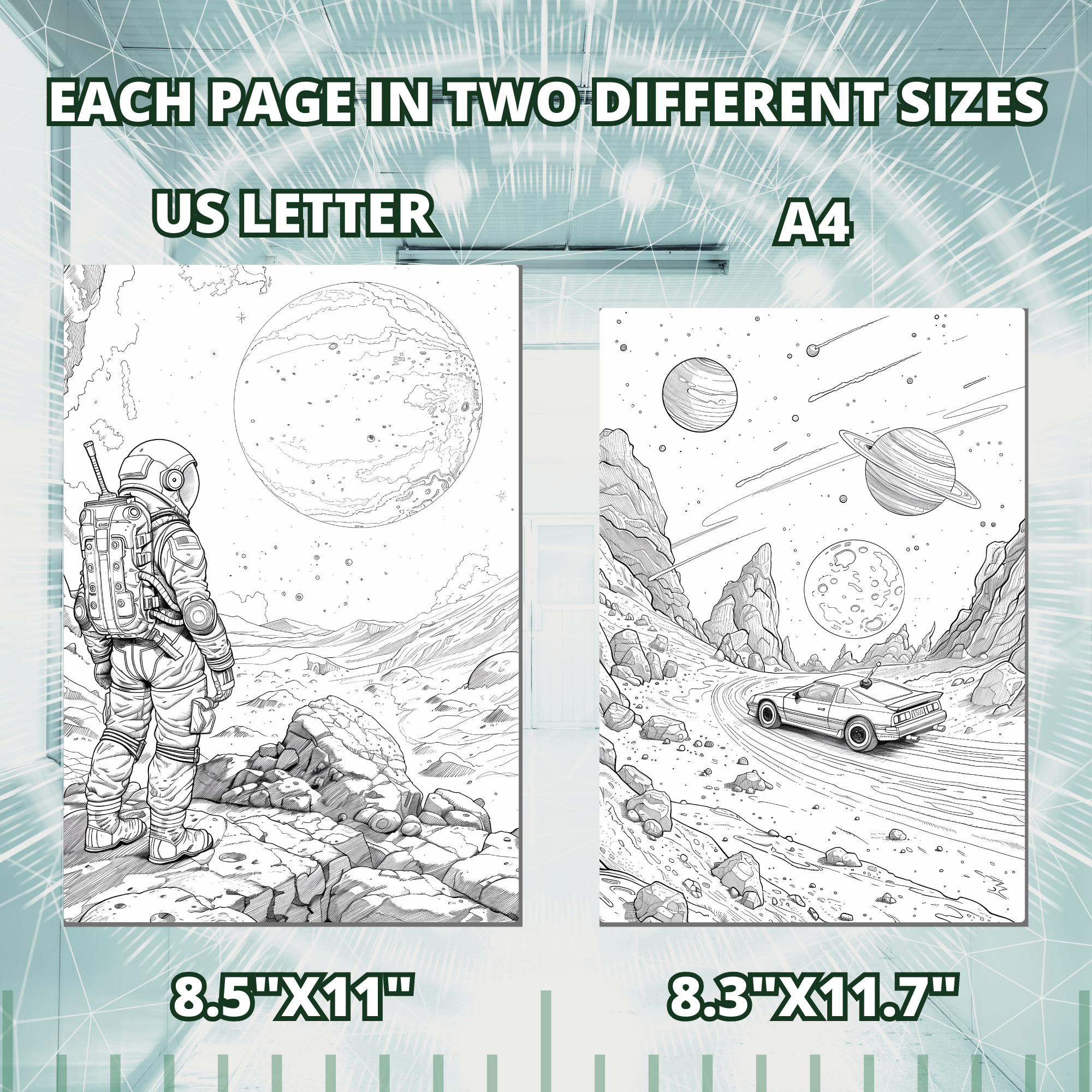 Moon Life Discovery Coloring Pages