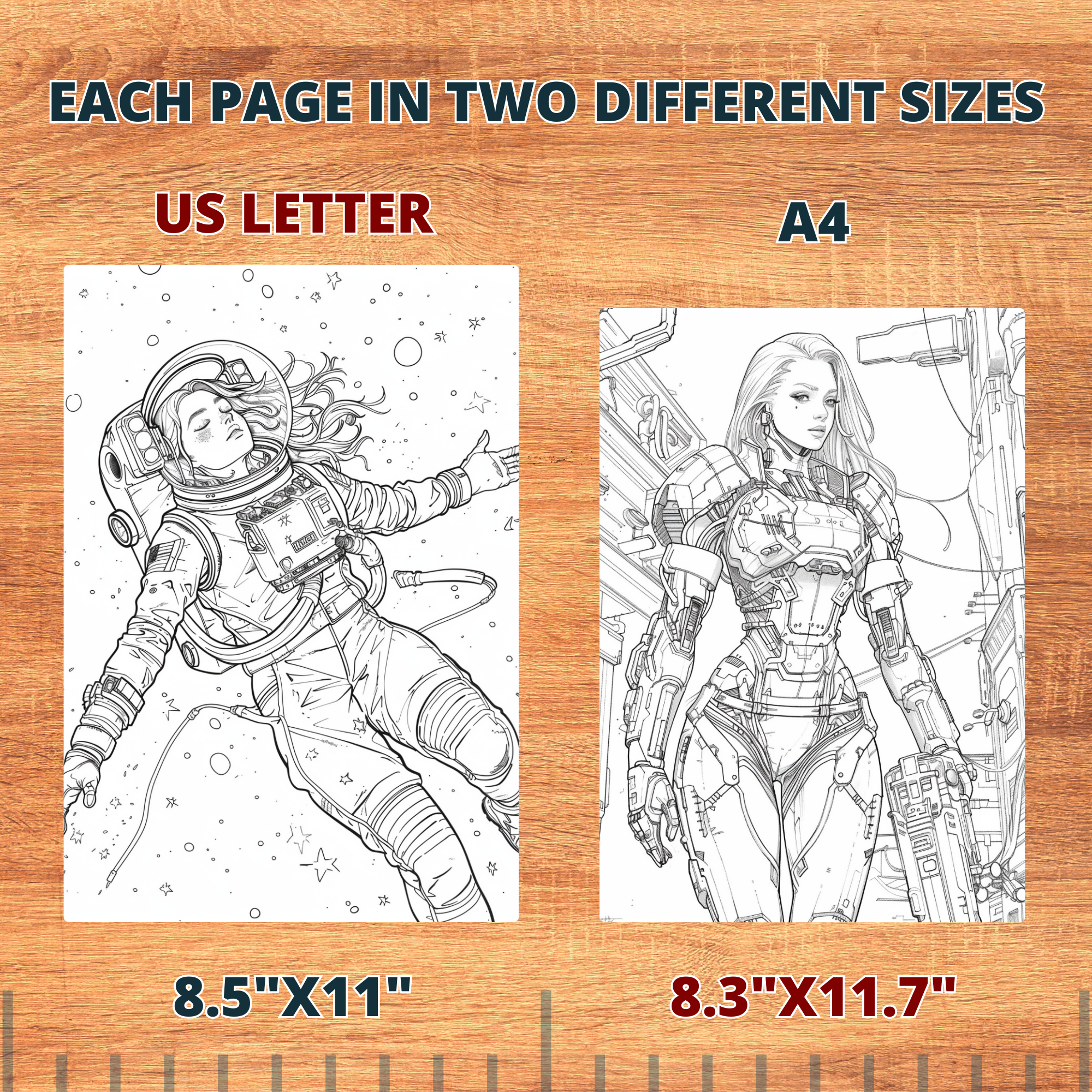 Girlie Heroes Coloring Pages