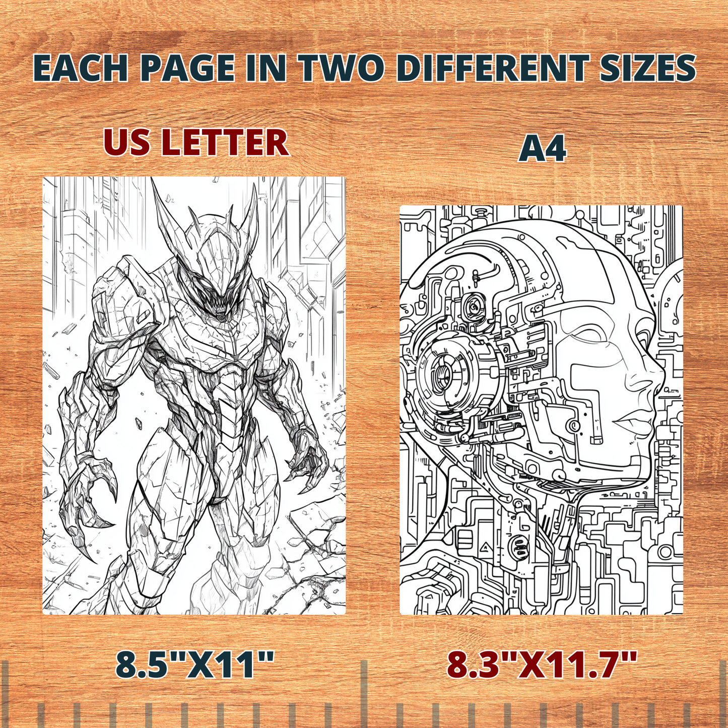 Futuristic Roboverse Coloring Pages