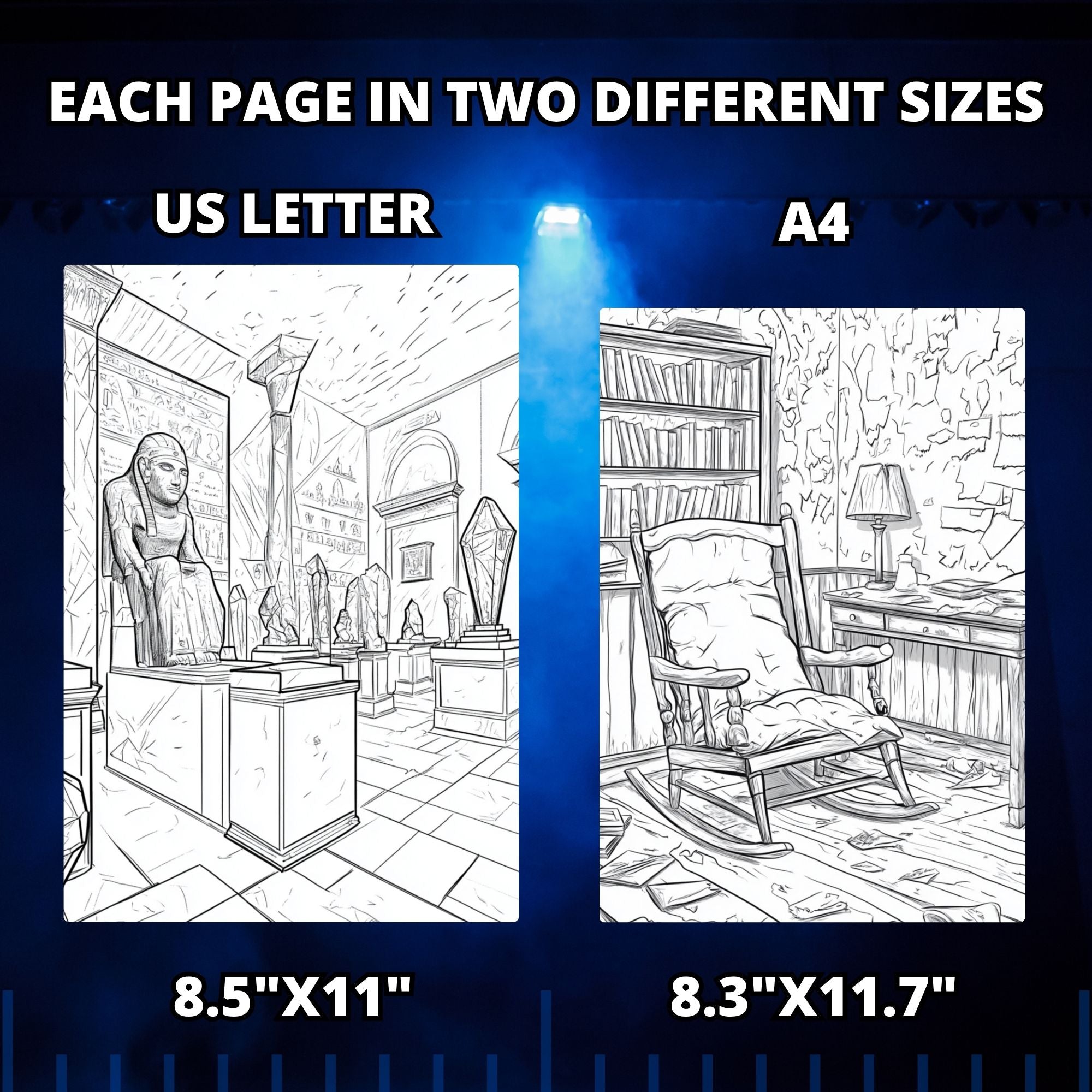 Mesuem Trapped Coloring Book Pages