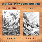 The Great Mountains' Volcanoes Coloring Pages