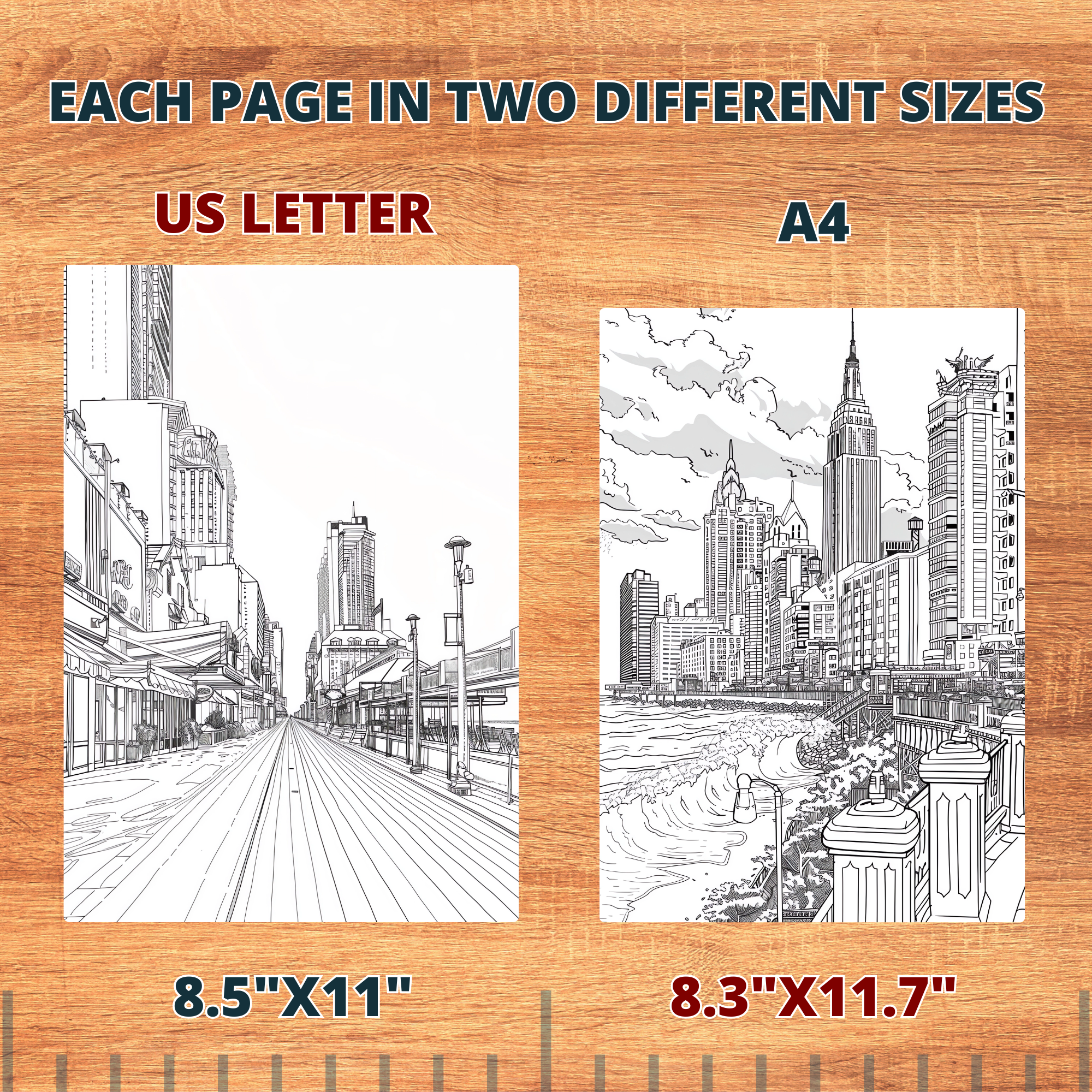 Cityscapes Coloring Pages