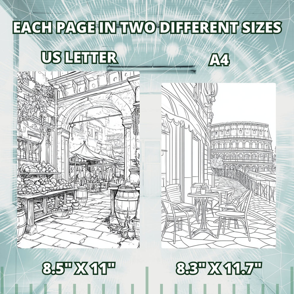 The Italian Coliseum Coloring Pages