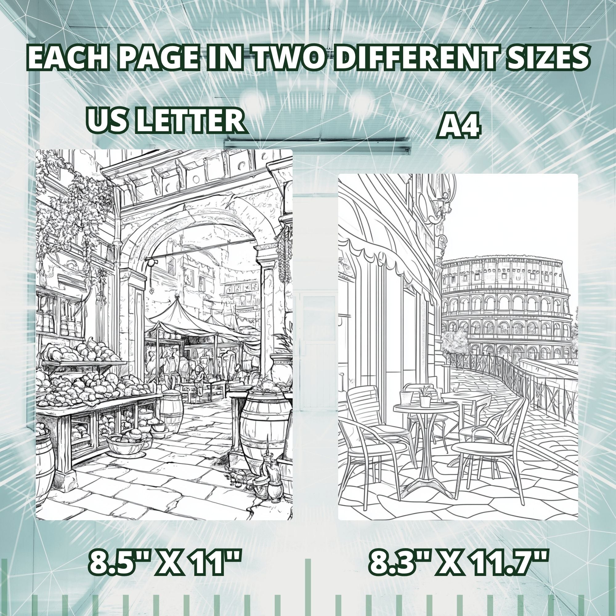 The Italian Coliseum Coloring Pages