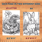 Easter Bunny Coloring Pages