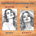 Dreams' Beautiful Girls Coloring Pages