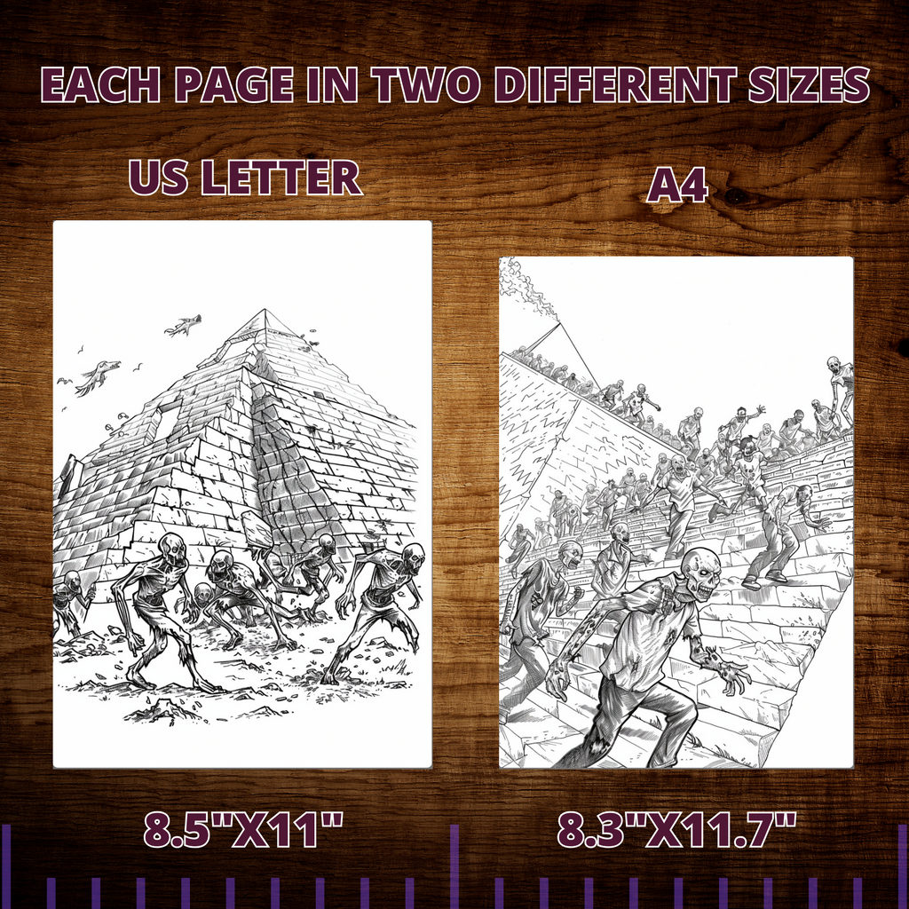 City Of Zombies Coloring Pages