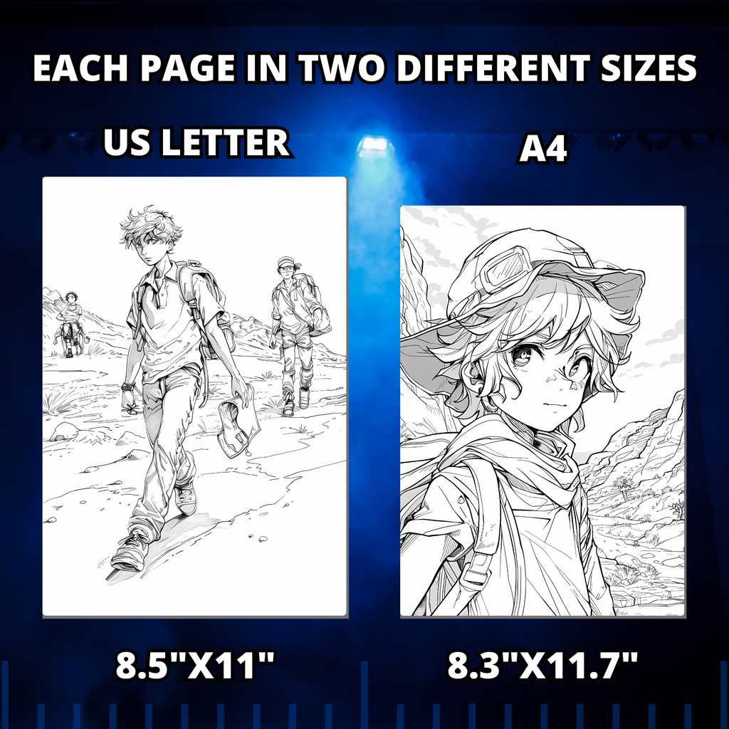 Anime Adults Coloring Pages