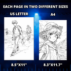 Anime Adults Coloring Pages