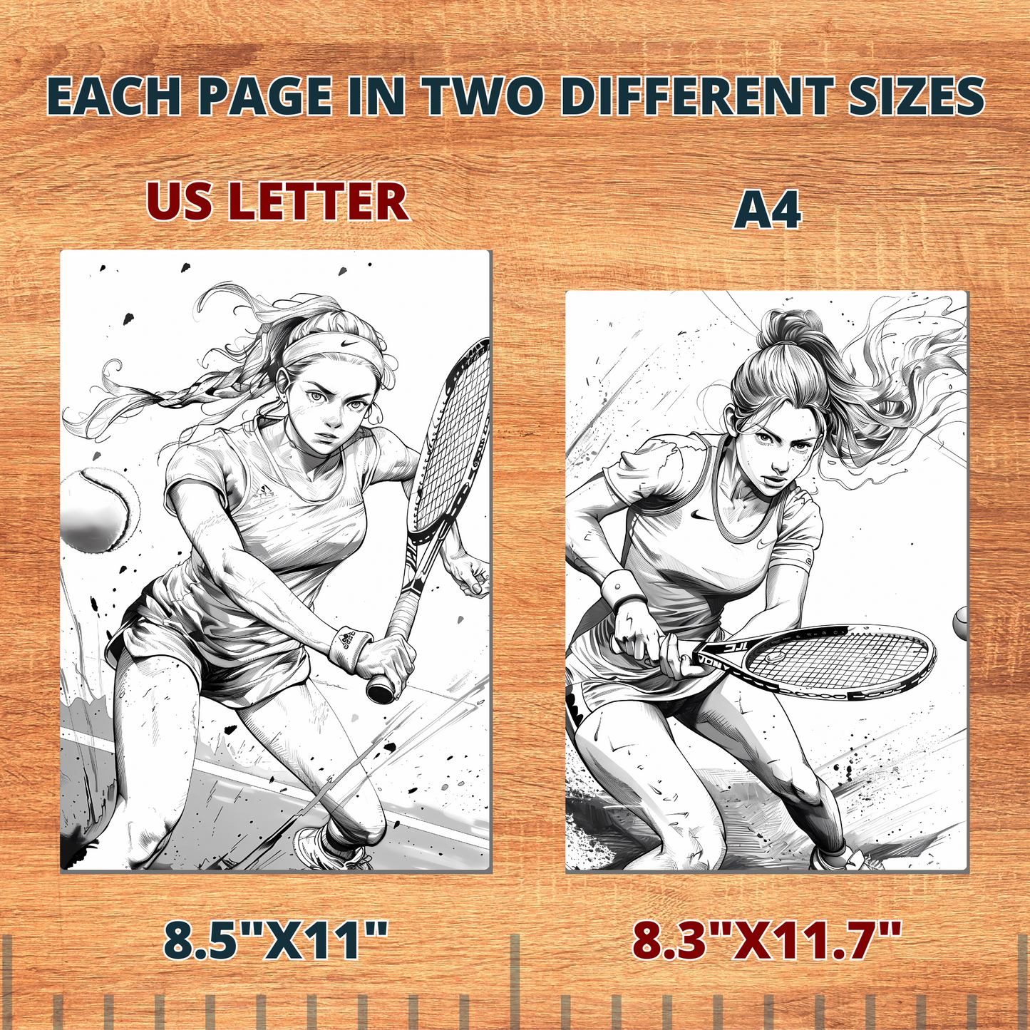 Squash Girl Coloring Pages