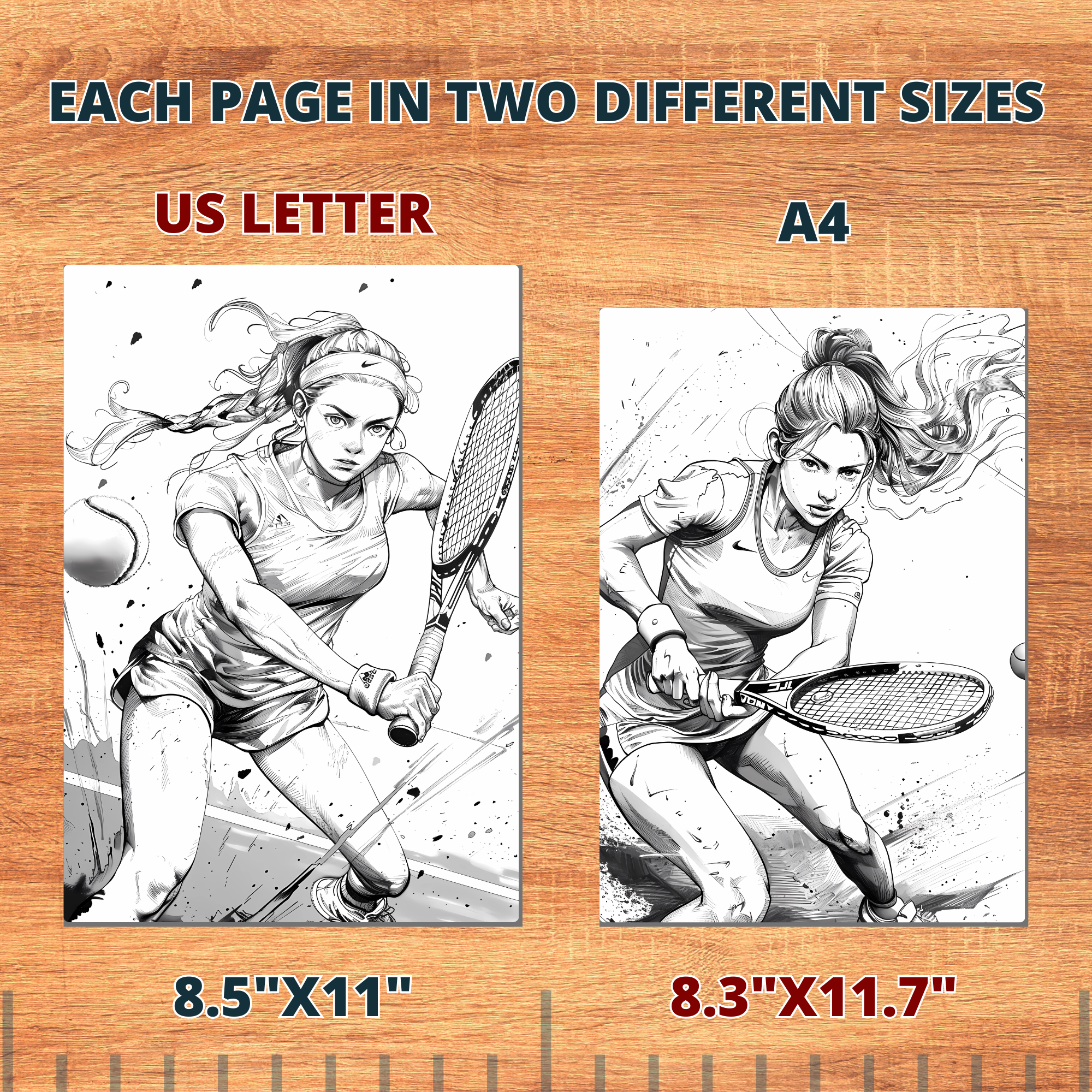 Squash Girl Coloring Pages