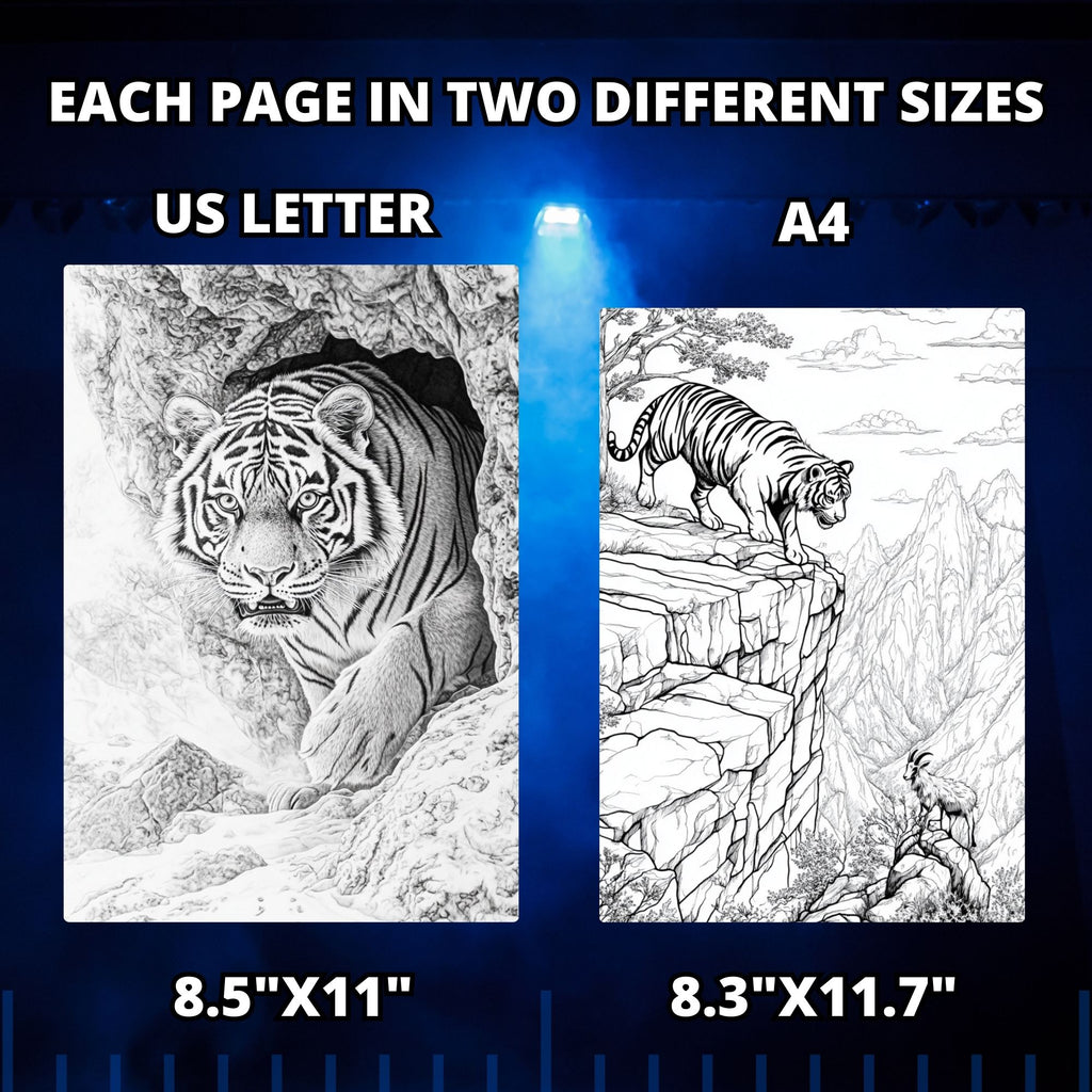 Tigers Coloring Pages