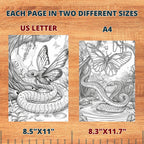 Ssensational Snakes Coloring Pages