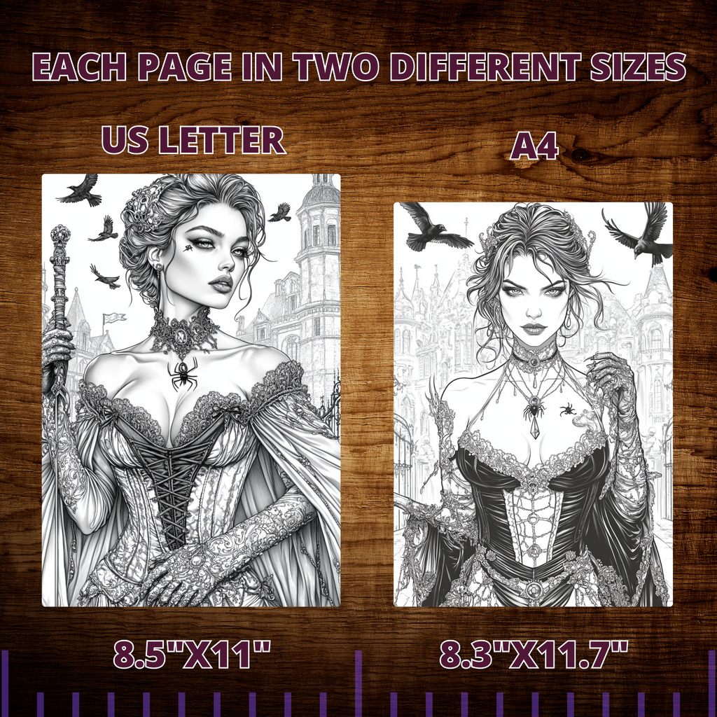 Ancient Gothics Coloring Pages