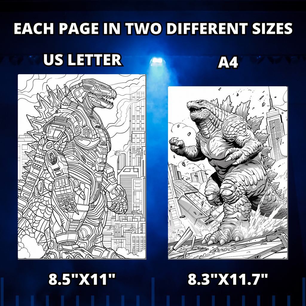 Armoured Giant Animals Coloring Pages