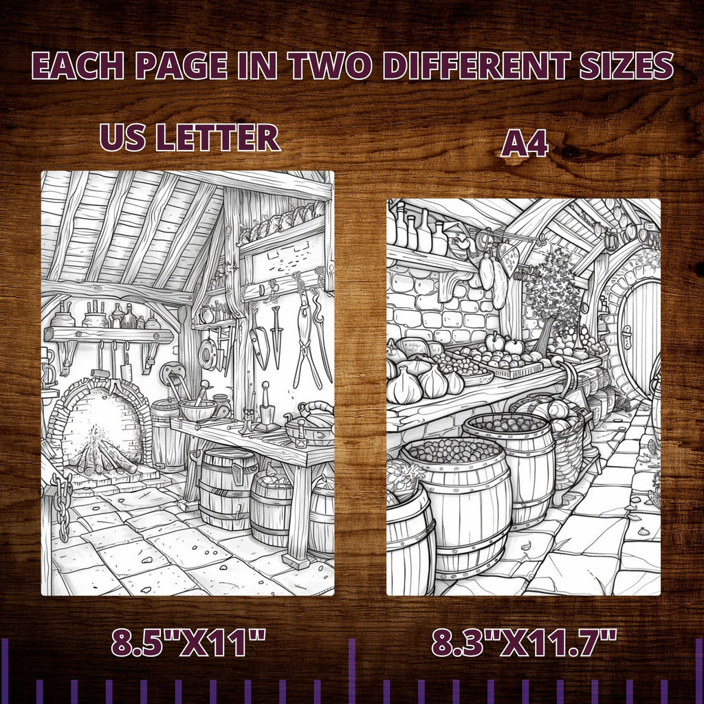 Hobbit's Home Secrets Coloring Pages