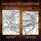 Hobbit's Home Secrets Coloring Pages