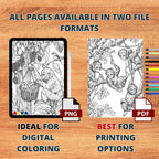 Ape Dynasty Coloring Pages