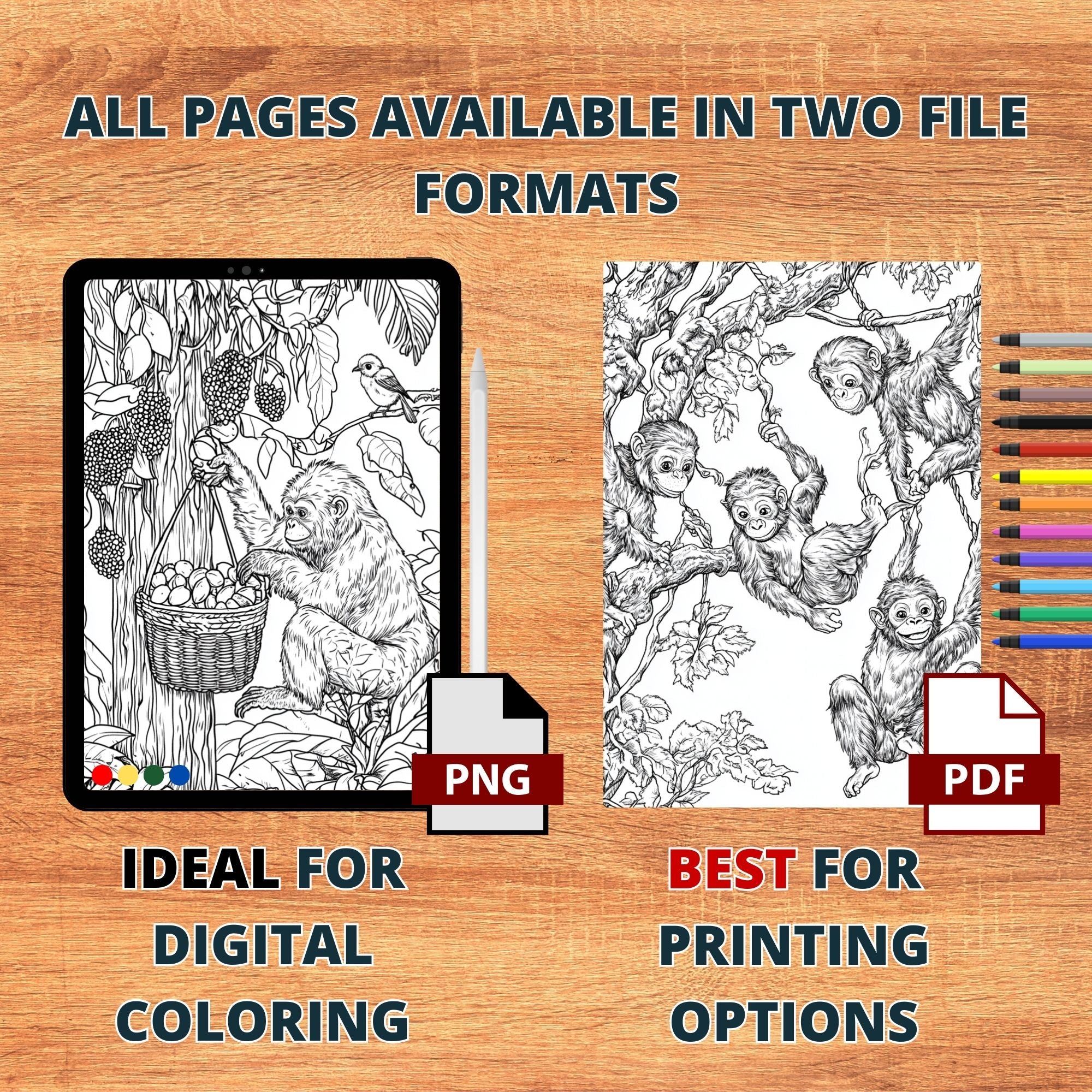 Ape Dynasty Coloring Pages