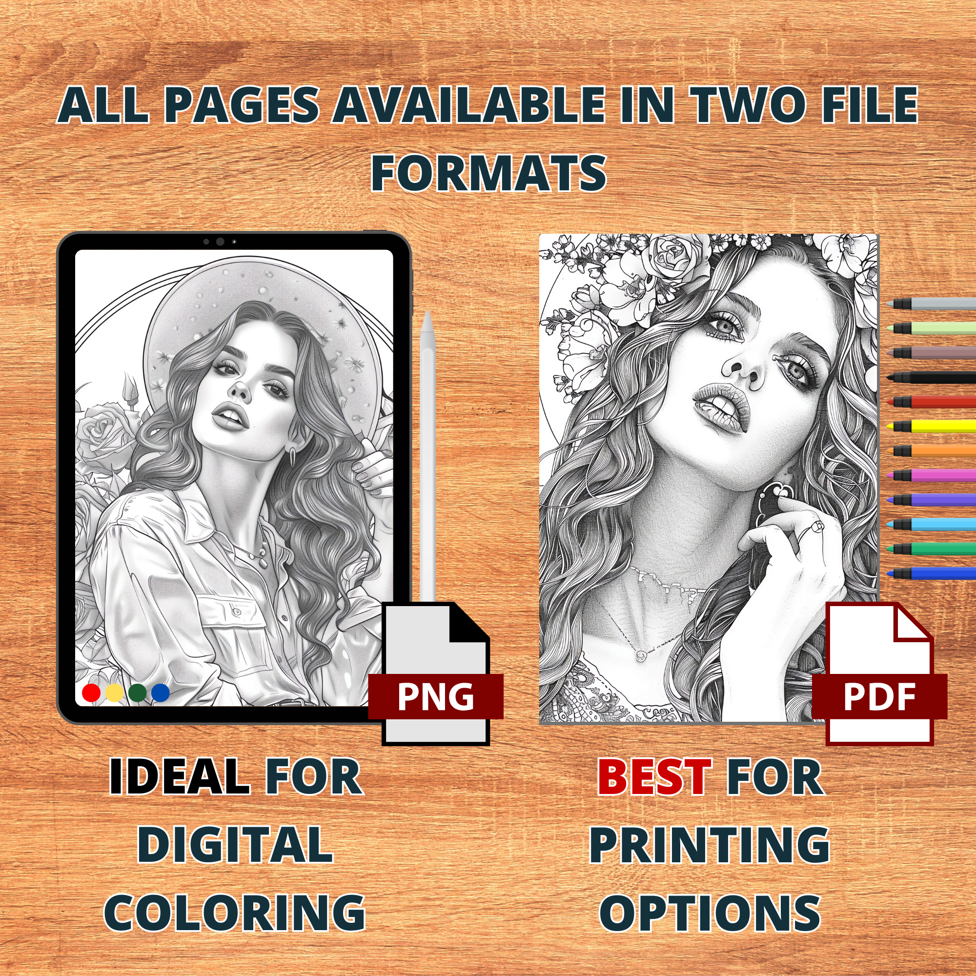 Dreams' Beautiful Girls Coloring Pages