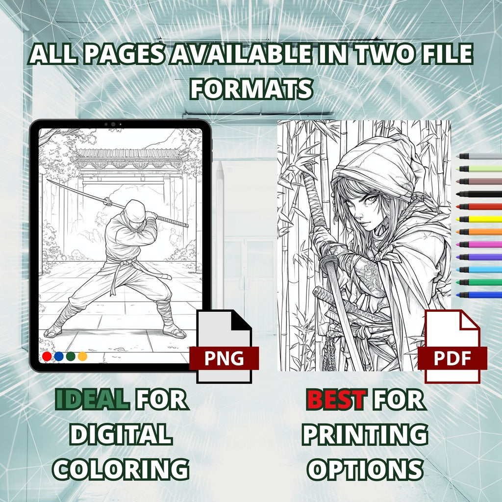Worriers Of Shadow Coloring Book Pages