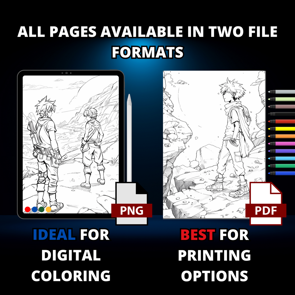 Anime Adults Coloring Pages