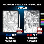 Mesuem Trapped Coloring Book Pages