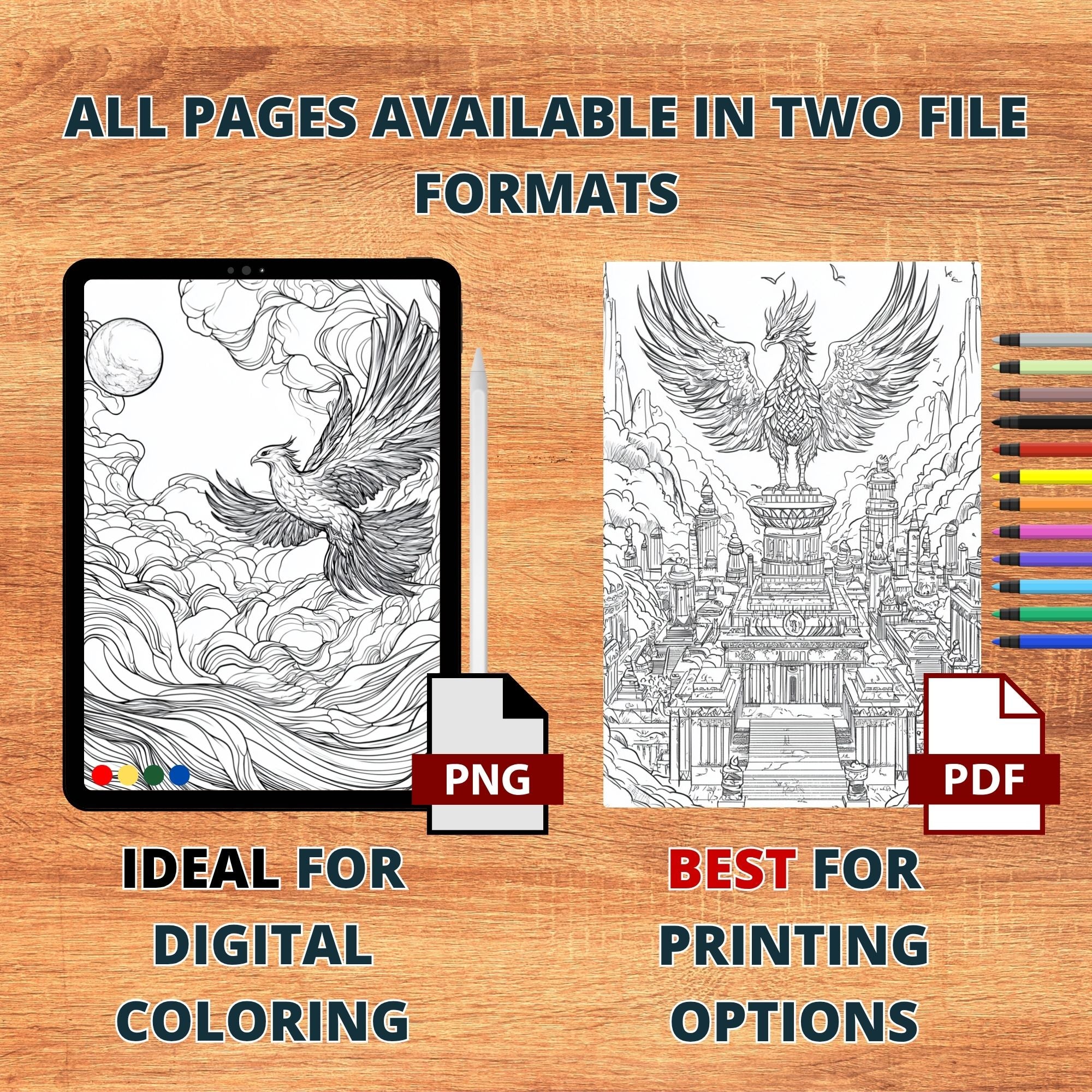 Phoenix Legacy Coloring Pages